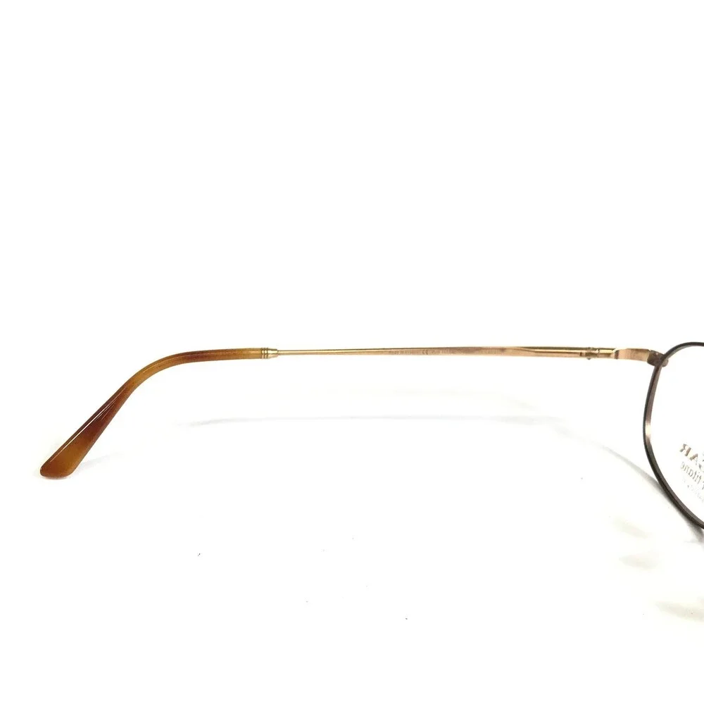Augar Eyeglasses Frames HT51 CHAMPAGNE Brown Gold 22KT GP Gold Plated 52-19-140
